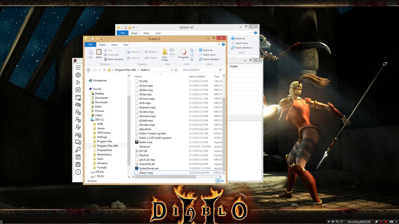 how to install diablo 2 expansion without cd